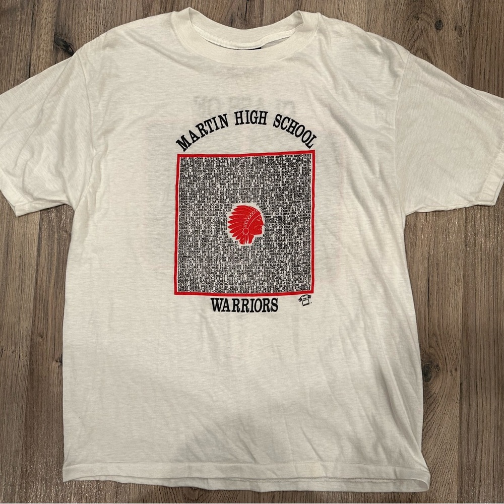 Vintage T-Shirt XL Martin High School Class Of 1988 Single Stitch Sneakers Brand